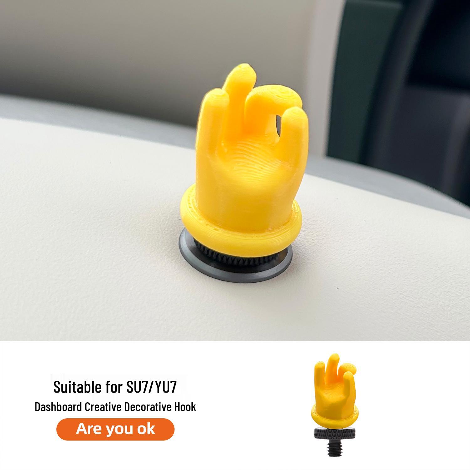 

Xiaomi YU7/SU7 Cute Car Dashboard Screw Ornament Hook Decoration