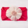 Hot-selling new children's headband cute mesh flower baby jacquard headscarf comfortable baby jewelry