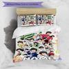 3pcs Custom Name Captain Tsubasa Dream Team Bedding Set Duvet Cover Closure Includes 1 Duvet Cover & 2 Pillowcases for All Seasons Bedroom Decor