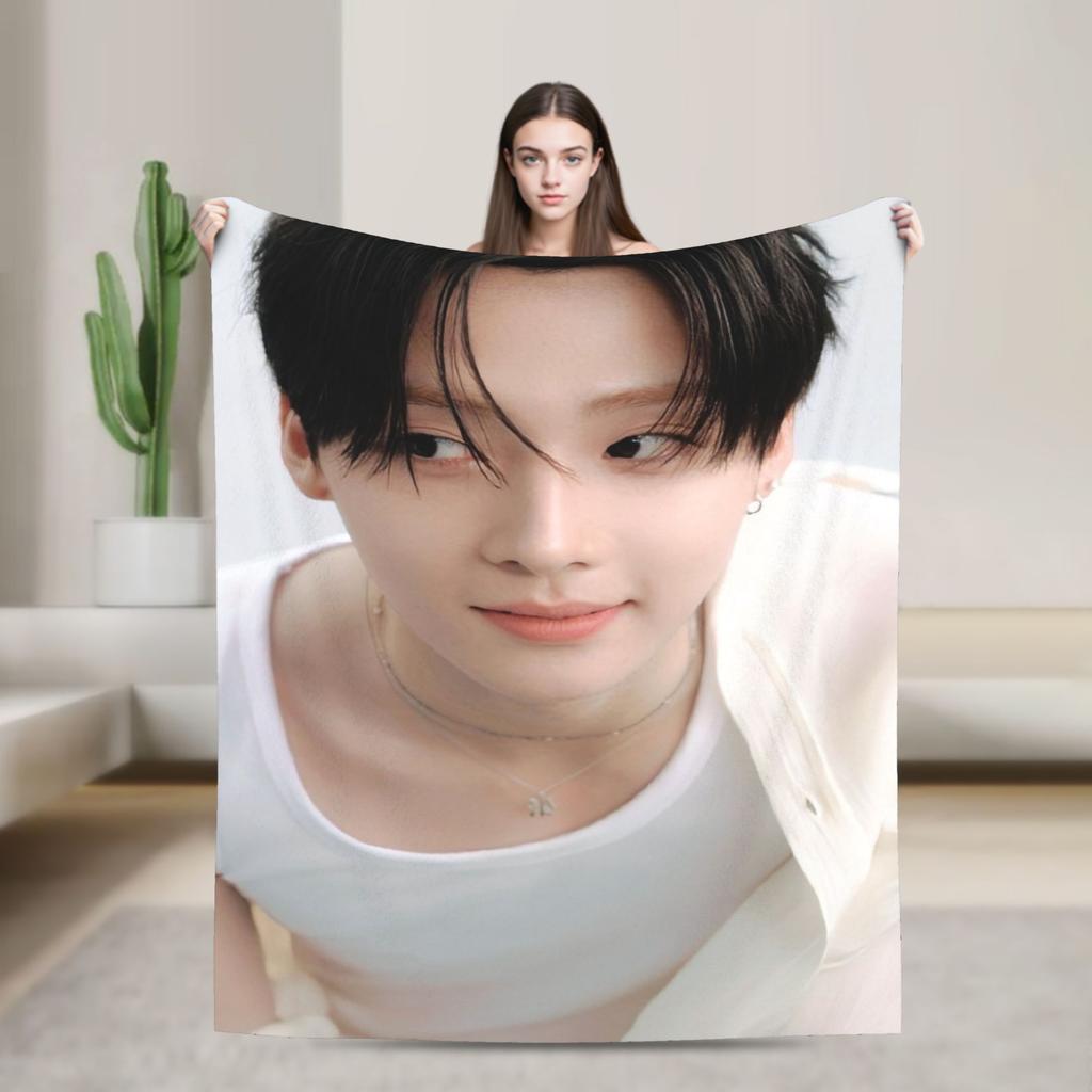 Ald1 Sangwon Soft Blanket  Novelty Travel Office Throw Blanket Bedroom Flannel Bedspread Sofa Bed Cover