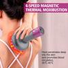 Wiederaufladbarer Guasha-Massagegerät Körperformung Heizung Meridian Schaben Bürste Lymphatische Entgiftungskur Ausbaggern Fettverbrenner