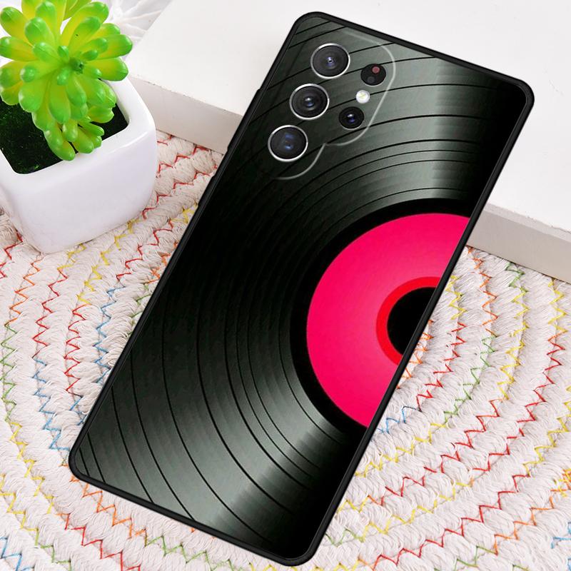 

Vinyl Record Original TPU Phone Case For Samsung Galaxy note 10 pro S26 S25 S24 S23 S22 Ultra Plus S21 FE S20 Shockproof Cover Galaxy S23