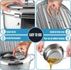 Mini Deep Fryer, Japanese Frying Pot, Stove Top Deep Fryer Pot, Frying Pot with Basket, with Lid, Temperature Gauge,