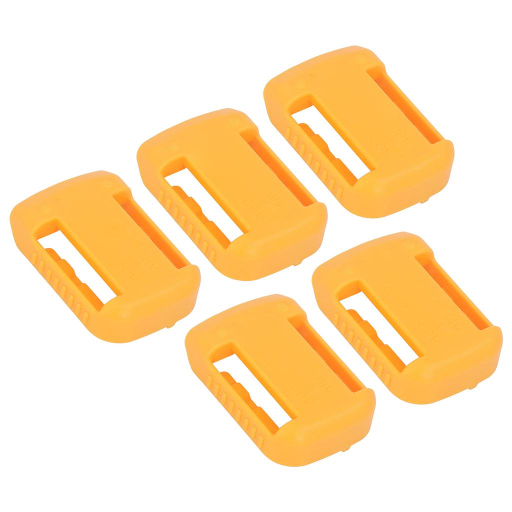 5 Set Battery Holder 20V 60V Battery Mount Dock Holder Set Suitable for DCB200 DCB201 DCB203 DCB204 DCB206 Battery