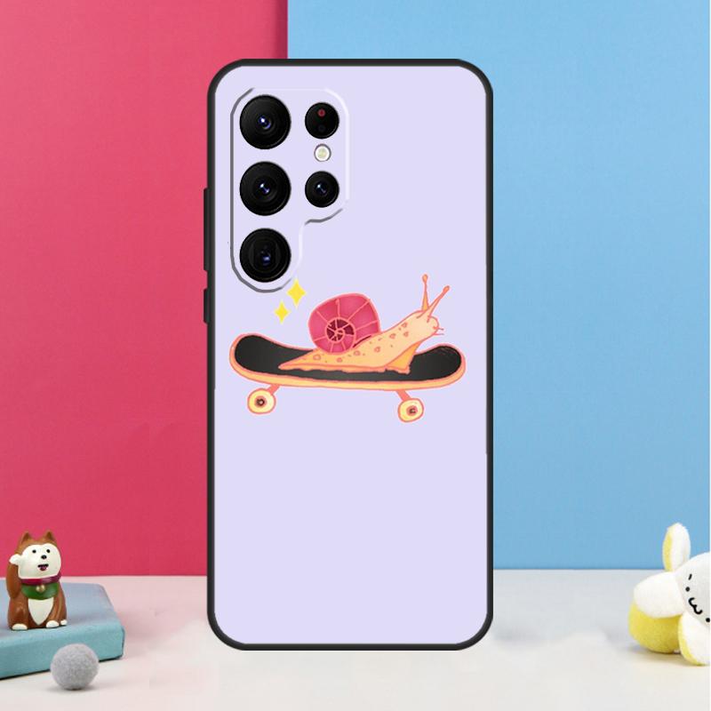 

Cartoon Animal Snail Case For Samsung Galaxy S24 S26 Ultra S20 S21 S22 S23 S25 Plus S10 S25 FE Back Cover Shell Galaxy S26Ultra
