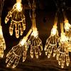 LED Ghost Claw Decoration String Lights Horror Atmosphere Halloween Lamp Battery Operated Suitable For Haunted Patry Decor