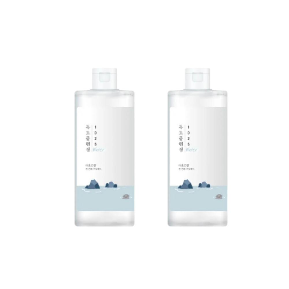 ROUND LAB 1025 Dokdo Cleansing Water Deep Sea Water Gentle Makeup Remover 400ml + 400ml