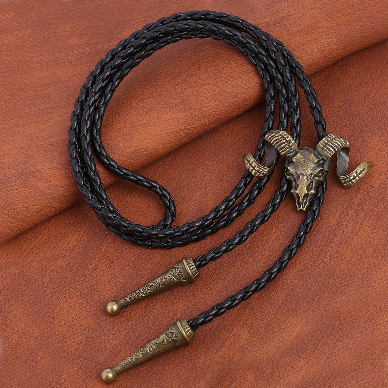 

Head Bolo Tie for Western Events And Halloween бронзовий