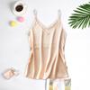 Women's Loose Fit Plus Size Imitation Silk Satin Camisole - Sleeveless Top for Outerwear or Inner Wear