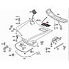 For Mercedes Benz W164 ML/GL-Class GL350 GL450 ML350 ML450 2006-2011 Car Hood Air Vent Hood Grille 1648804305 Auto Accessories