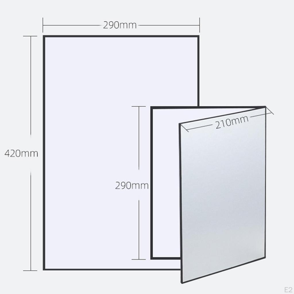 Light Reflector Folding Diffuser Board Portable Photography Cardboard for Photography, Still