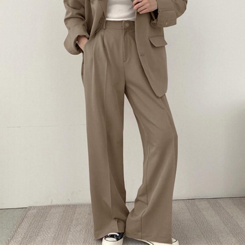 Women's Black Blazer & Suit Pants - Spring/Autumn 2025 Korean Street Style Casual Niche Design