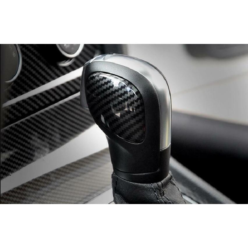 For VW Golf MK7 2014-2019 Carbon Fiber Central Console Gear Shift Knob Trim 1PCS