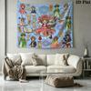 Cardcaptor Sakura Wall Tapestry Aesthetic Wall Hanging Printed Fabric Blanket Decorative Tapestries For Bedroom Living Room Home Decor