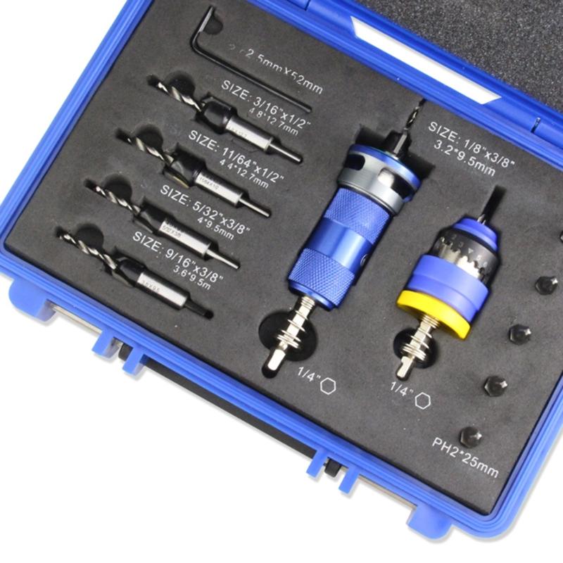High Hardness Alloy Countersink Drill Bit With Depth Control Semi Automatic Operation for Efficient Drilling
