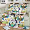 Ancient Egypt Symbol of Flannel Blanket Sofa Bed Warm Throw Blanket Travel Office Blanket Novelty Birthday Gift for Teens Adults
