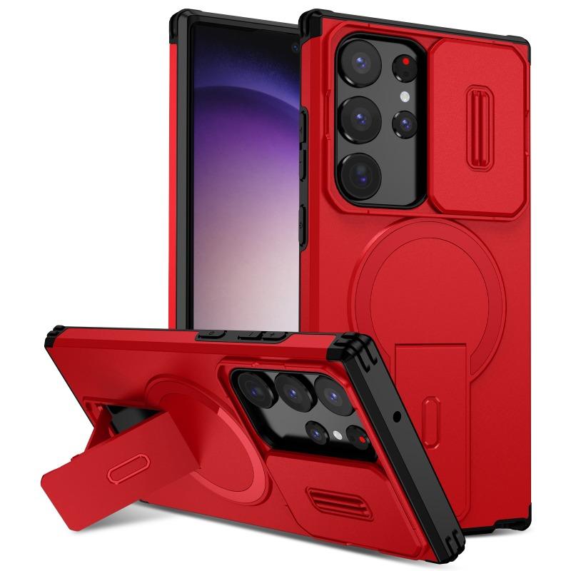 Shockproof Case for Samsung Galaxy S26 Ultra 5G Sliding Camera Magnetic Hard Funda Samsung S25 Edge S24 FE S 26 25 Plus 24 Coque