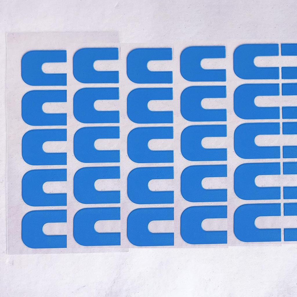 Nail Polish Overflow Prevention U-Shaped Stickers for Nail Art