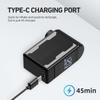 A2S MTB Road Tire 120 PSI Portable Pocket Bike Electric Air Pump Tire Pressure Digital Display Mini Fast Compressor