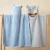 Cartoon Kids Bathrobe Boys Girls Pajamas Toddler Clothing Children Soft Bath Robe Nightgown Coral Fleece Hooded Towel