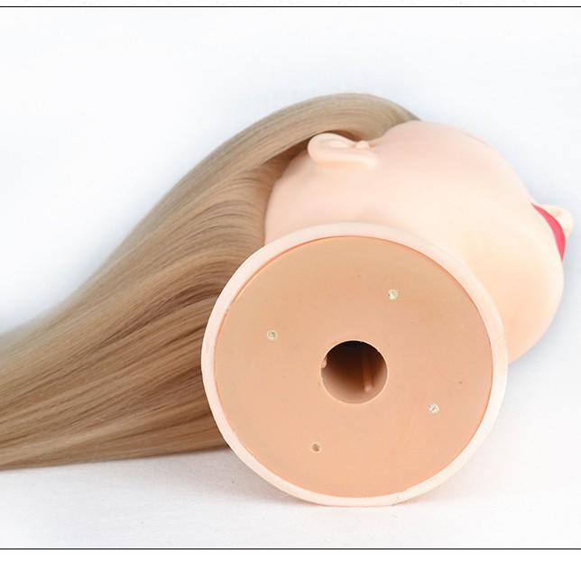 Hairdressing Practice Mannequin Head for Haircutting, Braiding, and Makeup