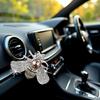 Silver Shiny Bee Vent Clips, Crystal Bee Car Air Freshener Vent Clip Car Bling Interior Decoration Rhinestone Cars Bling Accessories Aroma Diffusers
