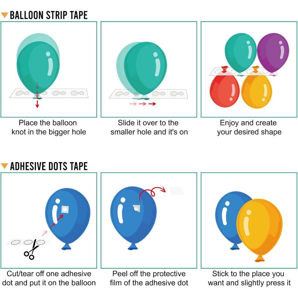 Balloon Glue Attachment Balloon Chain Attach To Ceiling or Wall Balloon Stickers Birthday Party Wedding Decoration