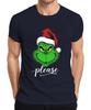Grinch Please Christmas Gnome Funny Gift Xmas Grinch Unisexs Tshirt