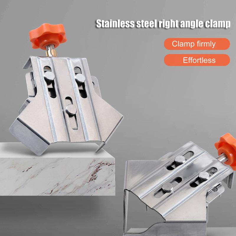 4 Angle Clamp Stainless Steel Closed 90 Degree Woodworking Right Angle Clamp