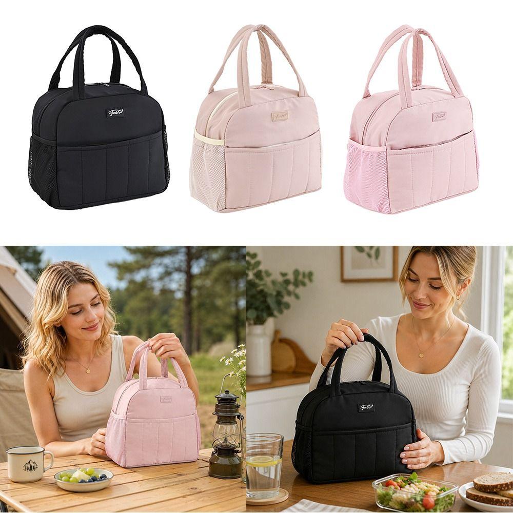 Thickened Lunch Bag Aluminum Foil Cooler Handbag Portable Lunch Box  for Students&Office Worker