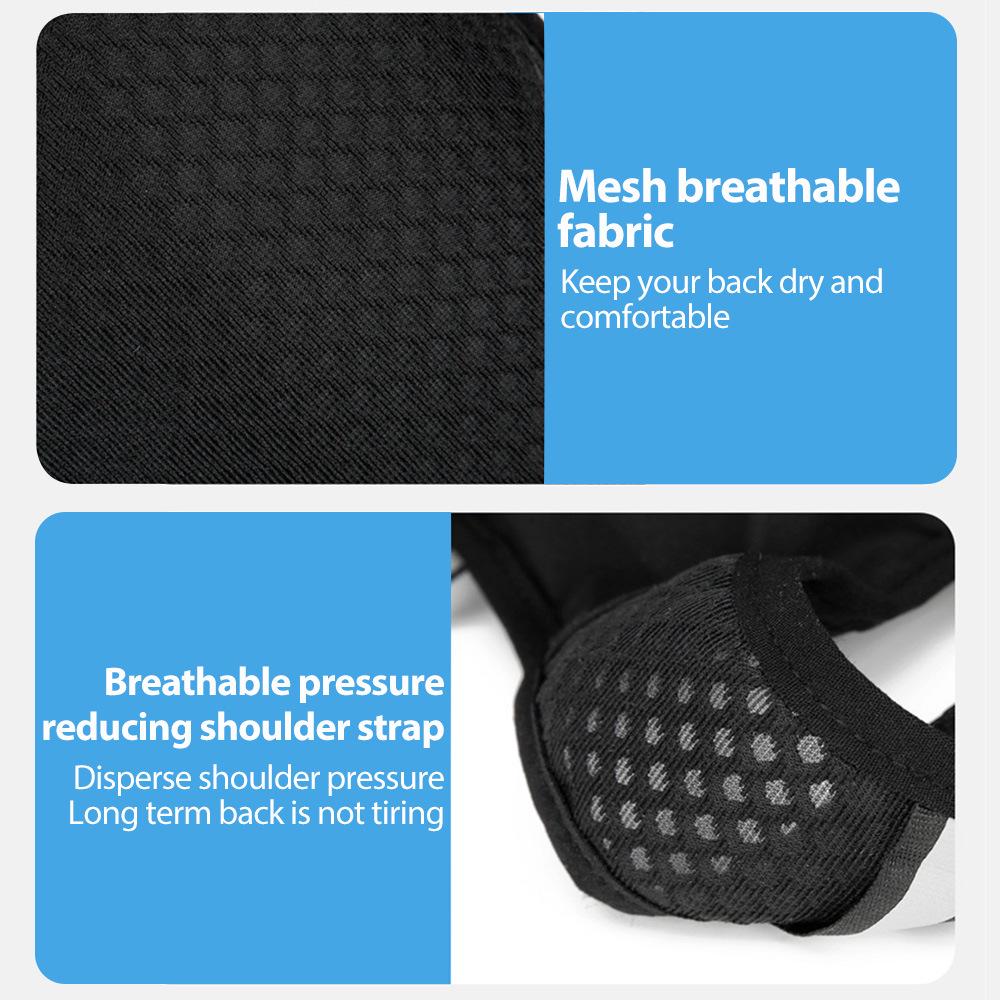 Breathable Lightweight Hydration Backpack for Outdoor Sports, Running, and Mountaineering – Unisex Double Shoulder Vest