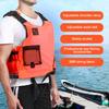 Professional Outdoor Adult Life Jacket Vest Oblique Zipper Safety Protective Wear for Swimming Snorkeling Sailing