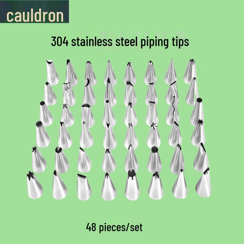 

304 Stainless Steel Seamless Piping Nozzle Baking Set