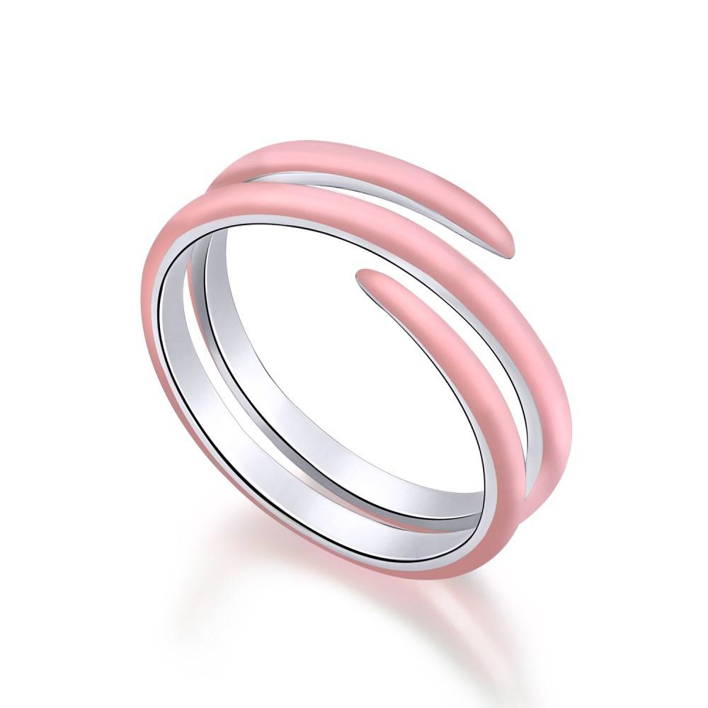 Tancise Women Classic 925 Sterling Silver  Zircon Ring Ladies Jewelry Wedding Promise Party Gift