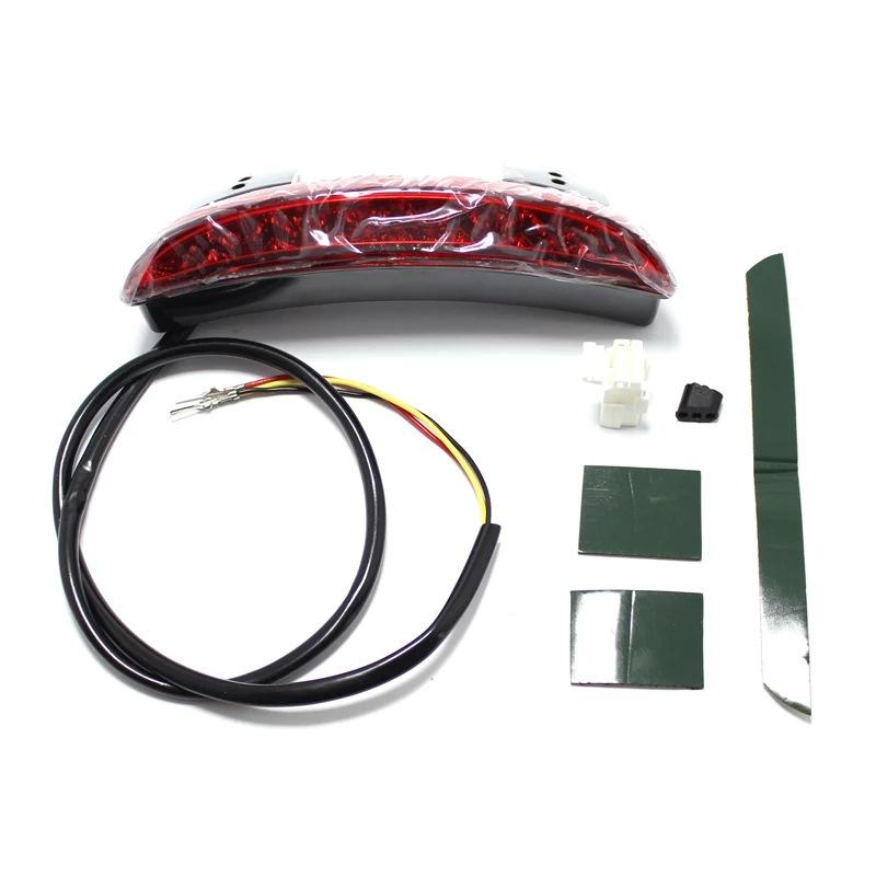 Motorcycle Fender Edge LED Light Brake Light Taillight Red Stop Running Light For Harley Sportster Iron 883 1200 Dyna Xl8