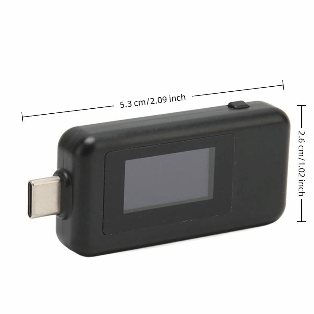 0-5.1A 4-30V 0-155W Type C Voltage Current Power Meter USB C Digital Multimeter Charger Detection