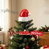 Light Up Christmas Tree Topper Electric Rotating LED Atmosphere Decor  Seasonal Display