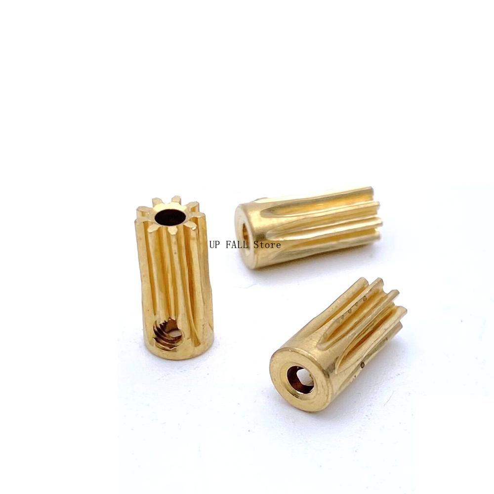 RC Model Metal Gear 0.5M 2.3mm 8T 9T 10T 12T 13T 14T 15T Height 5/10/12MM Cylindrical Spur Gear DIY Helicopter Motor
