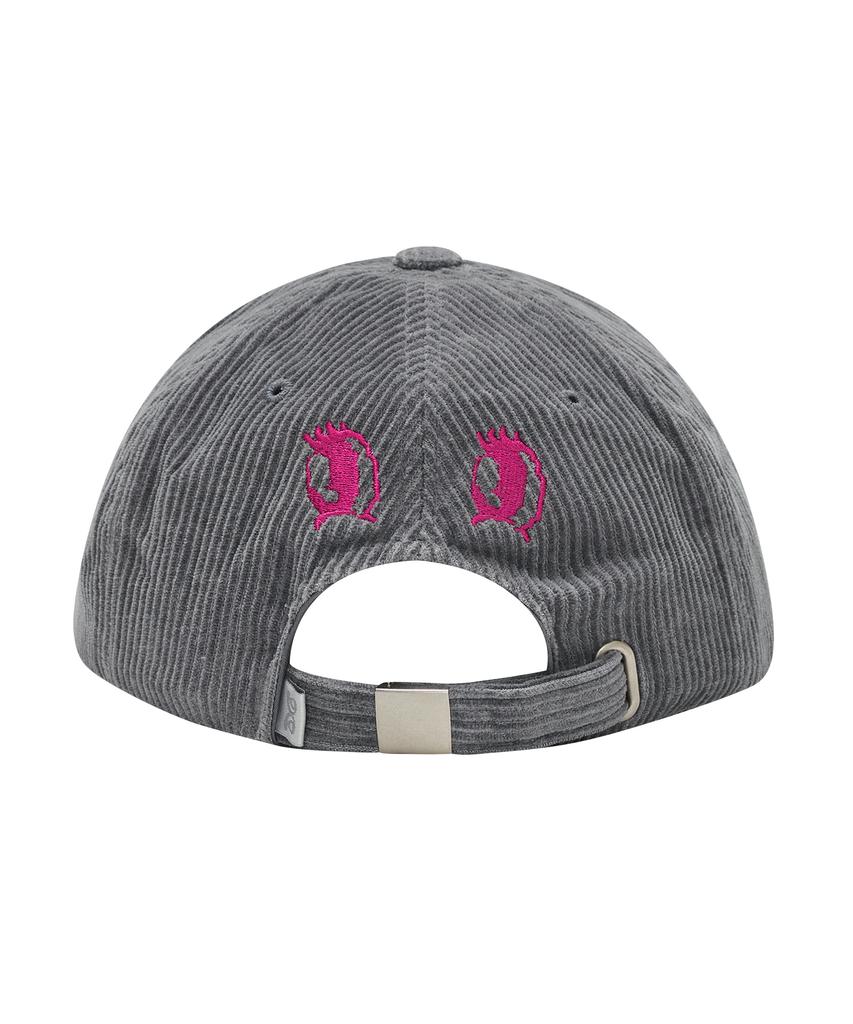 Taibseobiseu Peep Corduroy Cap [Charcoal]