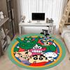 1PC Crayon Shin-chan Office Round Area Rug, Indoor Mat Suitable For Office, Under Office Chairs Bedroom Living Room Home Decor DT1212034