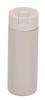 Pearl Metal Smooth One-Touch Mug 350ml Water Bottle, Direct Drinking, Insulated, Keeps Drinks Hot or Cold, Pink Beige, Easy Opening and Closing,