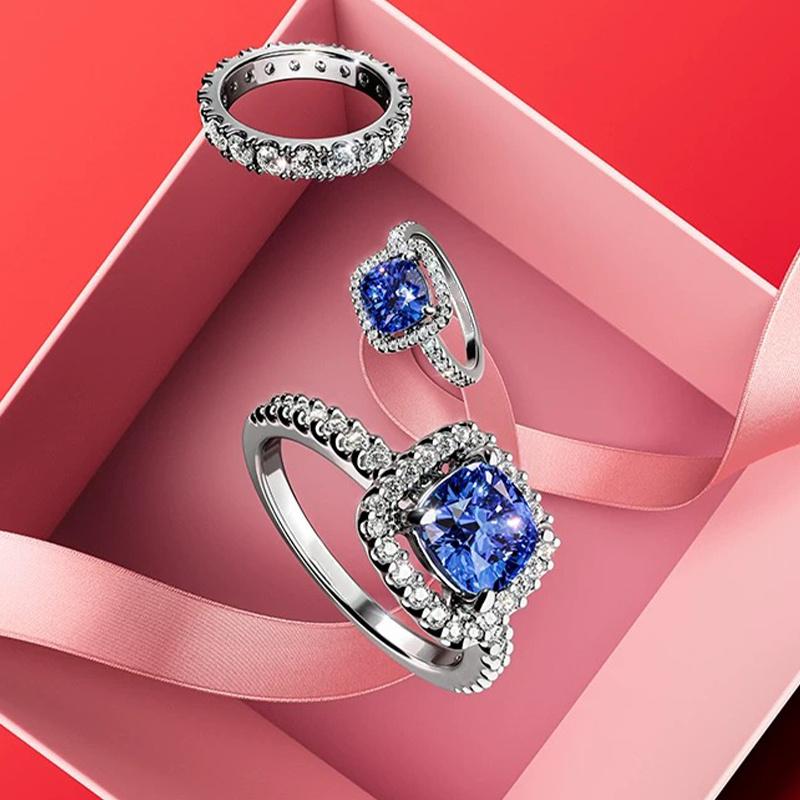 2025 New in 925 Sterling Silver Shooting Stars Open Ring For Women Exquisite Style Fashionable For Parties Wedding Jewelry Gifts