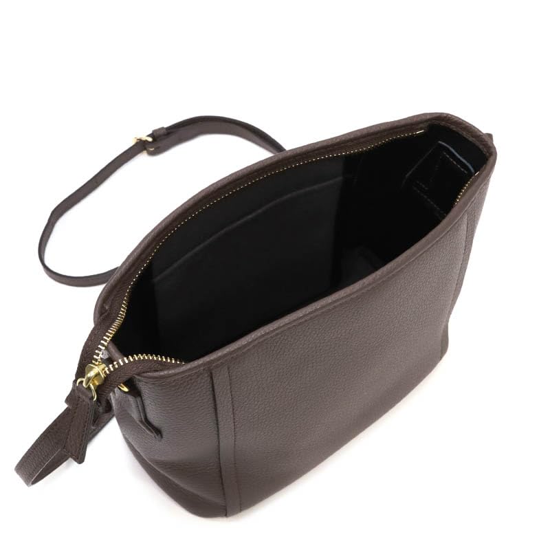 Lanvin Collection Leger Shoulder Bag 60-6070 Mocha