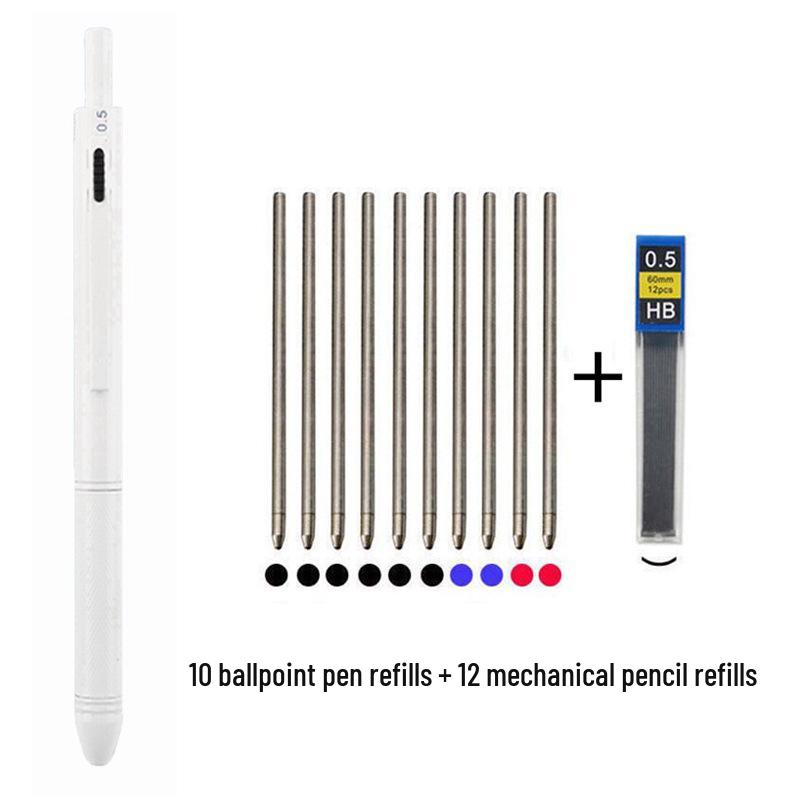 4-in-1 Multifunktionsstift: Mehrfarbiger Kugelschreiber, Druckbleistift, Gelstift mit Schwerkraft-Sensor-Technologie