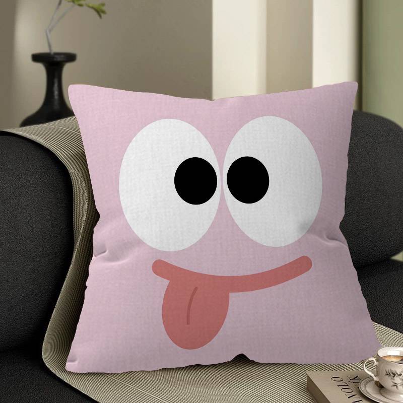 Emoji Cushion Cover Pillowcase Upholstery Sofa Throw Pillow Home Decor Pillowcas