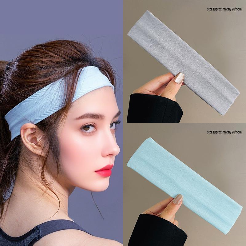 Unisex Sweat-Absorbing Yoga Headband for Sports, Fitness, and Face Washing