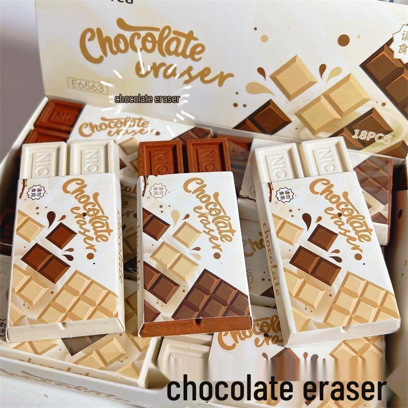 

Innovative Realistic Chocolate Eraser: High-Value, Fun, Clean, Trace-Free, Minimal Shavings. Realistic Chocolate Eraser, Single Piece Pricing