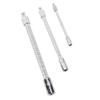 3pcs Flexible Extension Bar Shaft Set Stainless Steel Bendable Flexible Socket Extension Bar for Repairing Tool