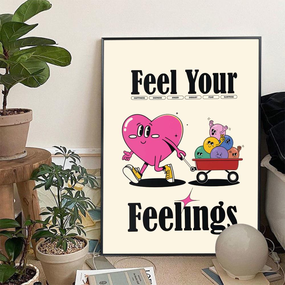 

Cartoon Cat Mood Pisces Aries Poster Anime Posters Sticky Vintage Room Home Bar Cafe Decor Kawaii Room Decor 21cm×30cm NoFrame