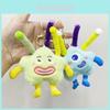 Adorable Plush Keychain Doll Cute Monster Figure With Soft Short Plush Material